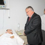 Климчук в Нововолынске посетил травмированных шахтеров